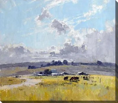 Картина Деревенский пейзаж №2