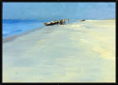 Рыбаки на берегу