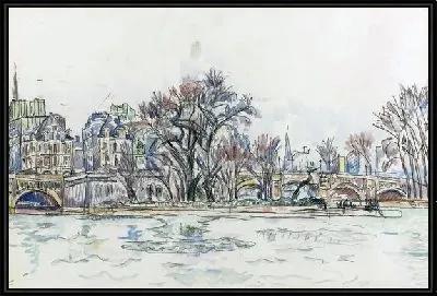 Пейзаж с рекой №3