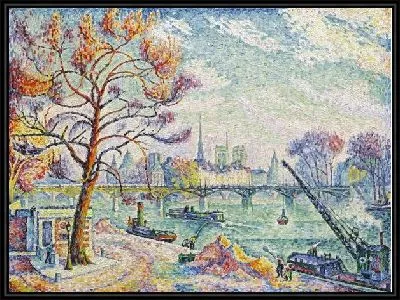 Пейзаж с рекой №4