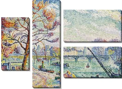 Пейзаж с рекой №4