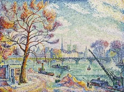 Пейзаж с рекой №4