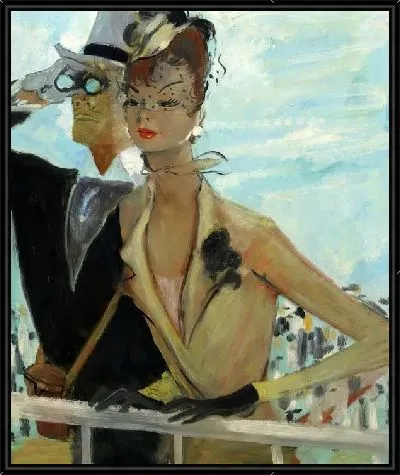 Джина на скачках