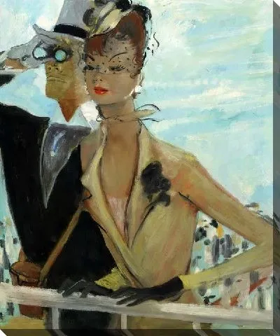 Джина на скачках