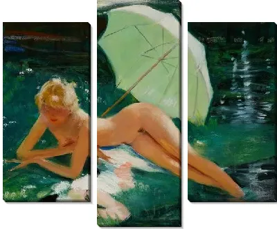 Картина Обнаженная у воды.