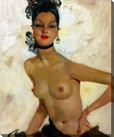 Картина Полуобнаженная танцовщица.