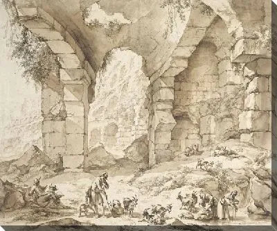 Картина Вид руин Колизея