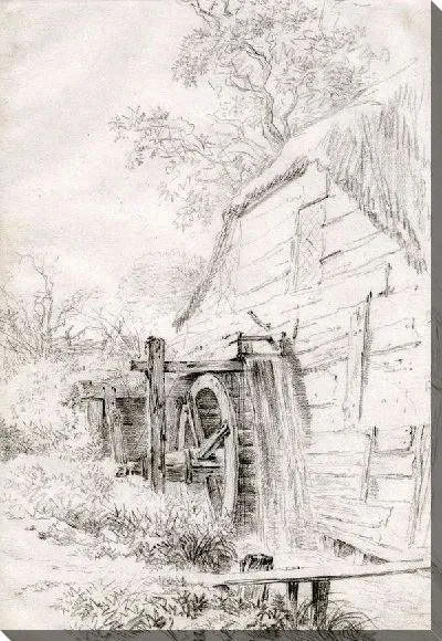 Картина Водяная мельница