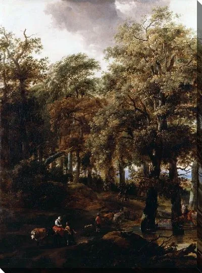 Картина Лесная дорога