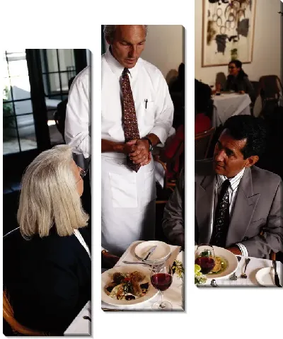 Модульная картина В ресторане №20