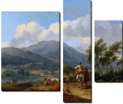 Картина Пейзаж с фигурами