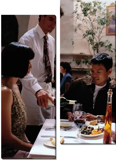 Модульная картина В ресторане №25