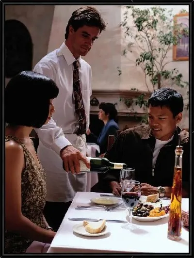 Картина В ресторане №25