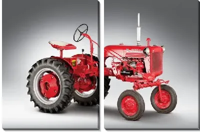 Модульная картина Трактор №19