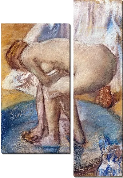 Картина Женщина, купающаяся в тазу