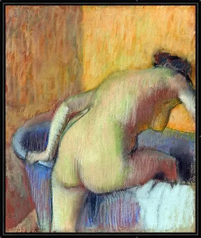 Картина Купальщица, заходящая в ванную