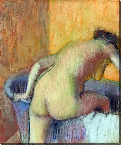 Картина Купальщица, заходящая в ванную