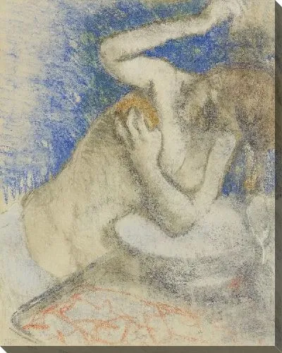 Картина Женщина за туалетом