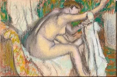 Картина Женщина, вытирающая руку