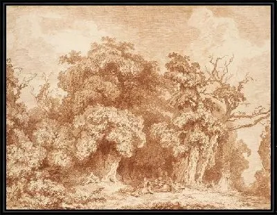 Картина Опушка леса