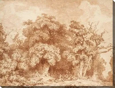 Картина Опушка леса