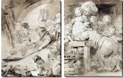Картина Блинщица