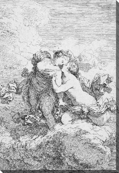 Картина Две женщины на облаке