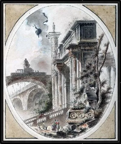 Картина Каприччио архитектурных руин