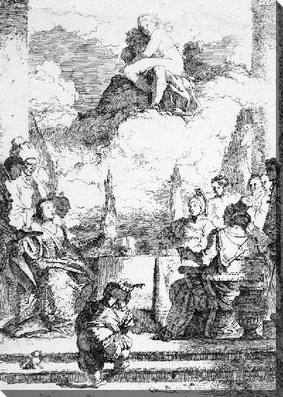 Картина Пир Антония и Клеопатры