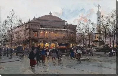 Картина Улочка в Париже №14