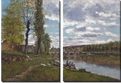 Картина Прачки на берегу