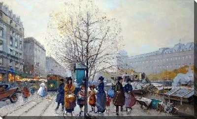 Картина Бульвар в Париже №5