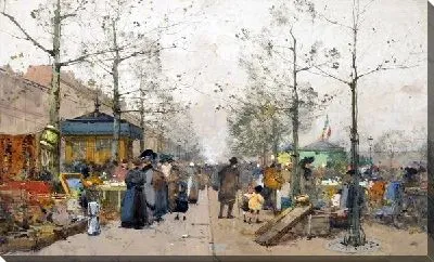 Картина Бульвар в Париже №4