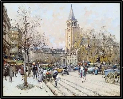 Улочка в Париже №11