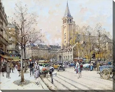 Картина Улочка в Париже №11