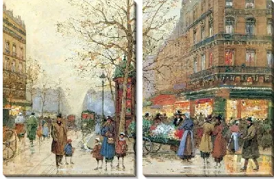 Картина Улочка в Париже №9