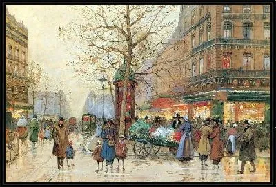 Картина Улочка в Париже №9