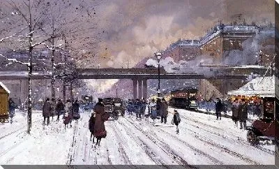 Картина Набережная Сены