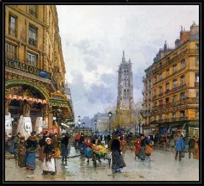 Улочка в Париже №4