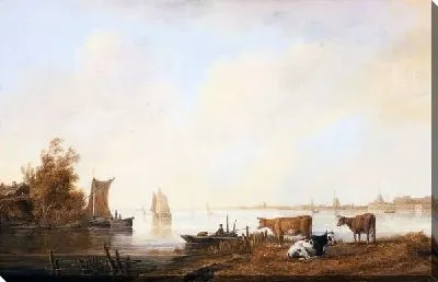 Картина Вид Мааса близ Дордрехта