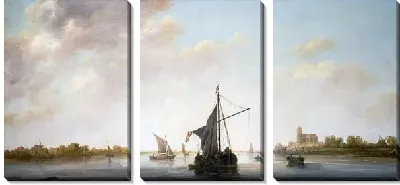 Картина Вид Мааса близ Дордрехта