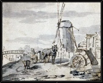Картина Ветряная мельница