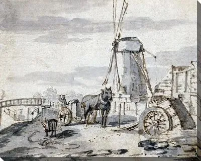 Картина Ветряная мельница