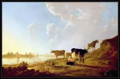 Коровы на берегу реки