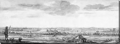 Картина Вид на речную долину