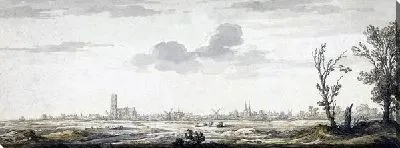 Картина Вид на Хардервейк