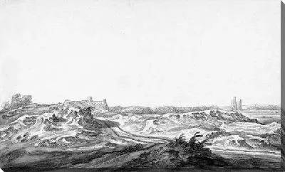 Картина Вид на дюны и дом в Клеве близ Харлема