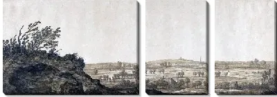 Картина Вид на Калькар на нижнем Рейне