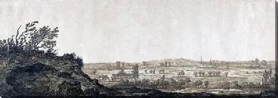 Картина Вид на Калькар на нижнем Рейне