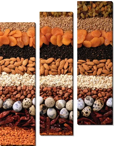Модульная картина Орехи №5
